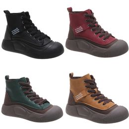 2023 Zapatos informales atléticos con interior multicolor para mujer, zapatillas deportivas negras, amarillas, rojas y verdes para exteriores, 2023
