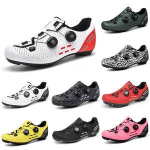 2023 chaussures de verrouillage de vélo multicolores hommes noir rouge blanc gris vert jaune rose baskets de sport pour hommes en plein air color9