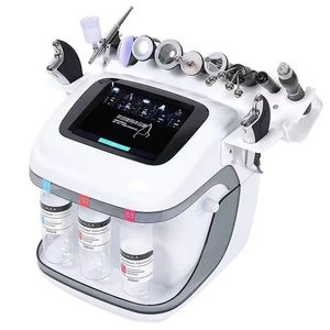 2023 Multifonctionnel microdermabrasion élimination de l'acné eau oxygène ultrasons soins de la peau visage ems peeling nettoyage en profondeur machine de blanchiment