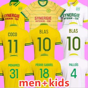 2023 Nantais Maillots FC Maillots de football BLAS COCO SIMON Maillot de football 23 24 CHIRIVELLA GUESSAND MOUTOUSSAMY BLAS SISSOKO ACHI FABIO PALLOIS hommes enfants Kit