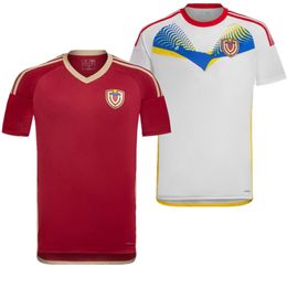 2024 25 Venezuela Nationale Team T-shirts voor heren, gepersonaliseerde, op maat gemaakte shirts