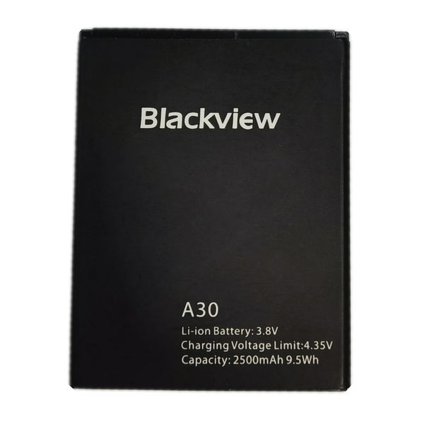 2023 Nuevo 100% original de 2500 mAh Blackview A30 3.8V Batería de teléfonos móviles de alta capacidad para baterías de reemplazo de Blackview A30
