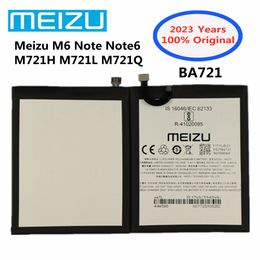 2023 Nuevo 100% original 4000mAh BA721 Batería para Meizu M6 Nota Nota 6 M721H M721L M721Q BA721 Batería de teléfono de alta calidad en stock