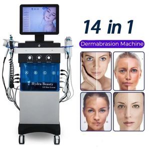 2023 NEW 14 in 1 Multi-Functional Beauty Equipment hydrodermabrasion face deep cleansing hydrafacial Machine Water Aqua Facial Hydra Dermabr