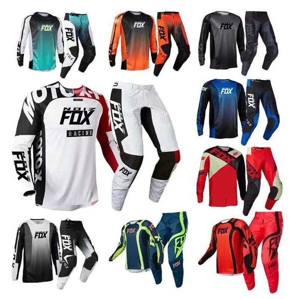 Traje de carreras MX 2023, ropa triturada, camiseta y pantalones de Motocross ATV MTB DH, conjunto de equipo de motociclista todoterreno, novedad de 180