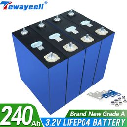 2023 NUEVO 3.2V 240AH LIFEPO4 Batería recargable Litio Fosfato de fosfato Solar 12V 24V 36V EU EE. UU. Free