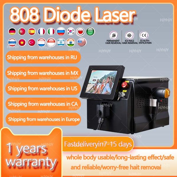 Épilation Laser à Diode de titane glacé 808nm, 755 1064, pour épilation permanente à domicile, tête de refroidissement, épilateur Laser indolore, nouveauté 2024