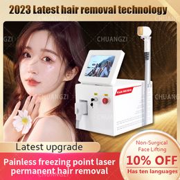 2023 Nieuwe 808nm Laser Diodo Depilacion Profesional Ice Platinum Laser Diode Professional Hair Removal Machine voor vrouwen