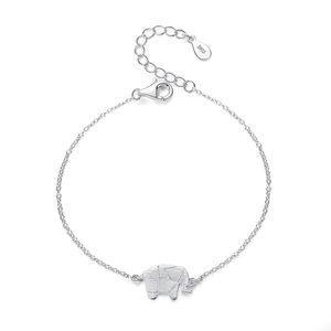 2023 nouvelle conception abstraite éléphant chanceux Bracelet femmes marque de mode s925 Bracelet en argent charme femme bénédiction Bracelet fête mariage bijoux cadeau créatif