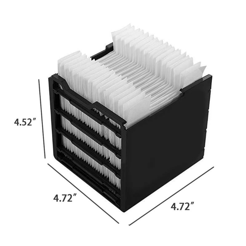 2023 Nieuwe airconditioner ventilatorfiltervervangingsfilter voor koude ventilator mini -luchtbevochtiger luchtkoeler filter voor thuiskantoor bureau