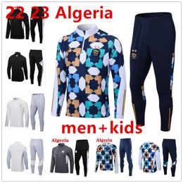 2023 Nieuwe Algerije Trainingspak MAHREZ voetbalshirts mannen en kinderen 22 23 Algerie BOUNEDJAH Survetement maillot de foot FEGHOUL sportkleding voetbal trainingspak