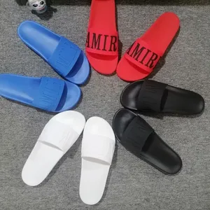 2023 nieuwe Amy designer herenslippers zomermode platte lage one-line sandalen heren- en damesslippers