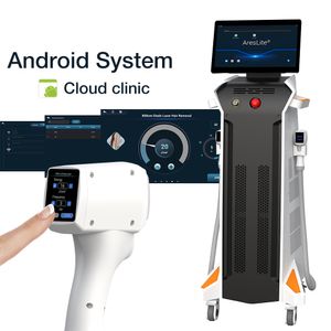 2023 Nieuwe Android Systeem 755NM Alexandriet Diode Laser Ontharing Machine 1064nm Laser Met Koelsysteem