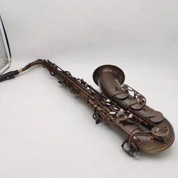 Saxophone Tenor en cuivre Antique, instrument de musique Bb, performance professionnelle, nouveauté 2023