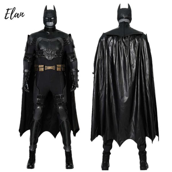 Disfraz de Cosplay de murciélago negro, traje de Cosplay de película Flash de murciélago, disfraz de murciélago Affleck, máscara y Aceessoriescosplay, novedad de 2023