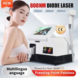 2023 Nieuwe Collectie Professionele 808nm Diode Laser Machine Ontharing Poriën Witter Fleuren Teint Schoonheid Machine