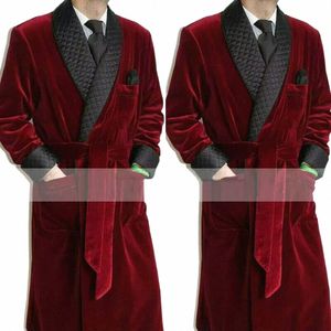 2023 Nieuwe Collectie Veet Mannen Pakken Kostuum Bruidegom Tuxedos Sjaal Revers Bruiloft Terno Masculino Slim Fit Blazer Jas 1 st W91J #
