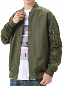 2023 Nieuwe Herfst Mannen Bomberjack Koreaanse Fi Legergroen Casual Pilot Jassen Mannelijke Baseball Varsity Jas Plus Size 8XL 2661 #