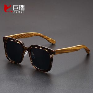 2023 Nouvelles lunettes de soleil en bambou et jambes