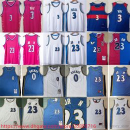 2023 New Basketball 3 Bradley Beal Jersey Cousu XS-6XL Homme Jeunesse Enfants Garçons Avec 6 Patch Blanc Bleu Rose Ville Maillots