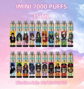 2023 Nuevo más vendido IMINI 7000PUFFS Vape Vape POD POD CIROLETRO ELECTRÓNICO 7K E Cigarrillo Vaporizador Customer Vaper en stock