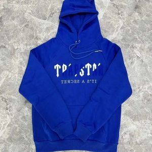 2023 Nieuwe Blauwe Kleding Sets Trapstar Londen Sweatshirt Geborduurde Dames Hoodie Mode Heren Sportkleding Jassen 688S