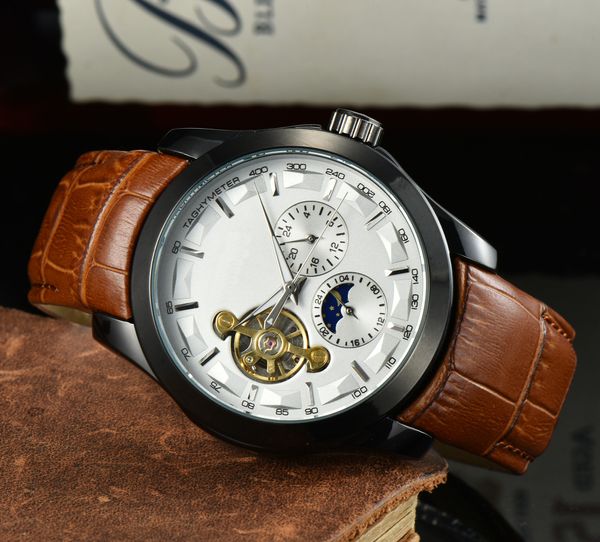 2023 Nouvelle marque Original Business Men's TissotSwhd 185346 Watch Classic Round Case mécanique montre la montre-bracelet ClockRecomend A6