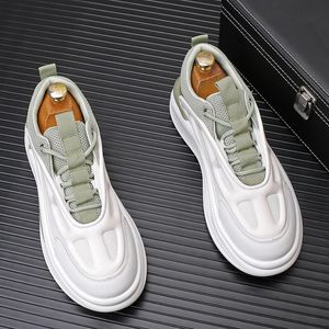 2023 nuevos zapatos de papá de malla transpirable suela gruesa deportes de moda casual pequeños zapatos de marea blanca a14
