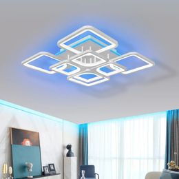 2023 nieuwe plafondverlichting kroonluchter huishoudelijke lamp moderne glans met achtergrondverlichting effect woonkamer slaapkamer eetkamer huishouden