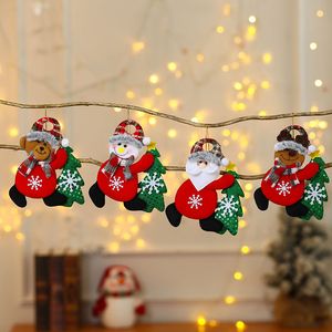 2023 Nieuwe kersthanger Kerstboomhanger Decoraties Flanel Knuffelboom Pop Hangende ornamenten