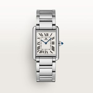 2023 Nieuw klassiek elegant designer mode quartz uurwerk vierkante tank damesgoud en sier Montre de luxe zakelijk horloge