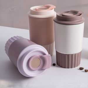 2023 Nouvelle tasse à café 360 ml Thermoses en acier inoxydable pour voiture Isolation thermique et protection contre le froid identiques pour hommes et femmes Tasse d'accompagnement portable