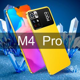 2023 nouveau téléphone portable transfrontalier M4 Pro Android Smartphone 6.8 pouces grand écran 2 16G en Stock téléphone portable vente en gros