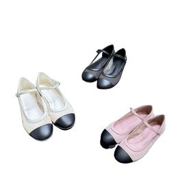 Chaussures Mary Jane rondes et plates en peau de mouton pour femme, mosaïque classique personnalisée, couture en maille de couleur, nouvelle collection 2023