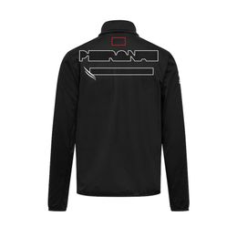 2023 Nuova vendita personalizzata di abiti da lavoro di Formula 1 F1 giacca soft shell casual sportiva da uomo242Z