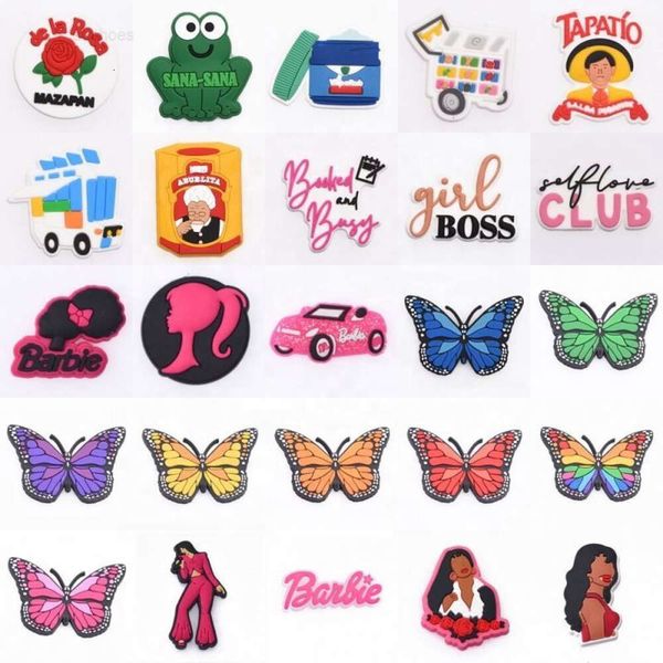 2023 NUEVO Danza Selina PVC Charms Diseñador personalizado para zapatos de goma y brazalete Regalos para niños Bolsos de zapatos Accesorios