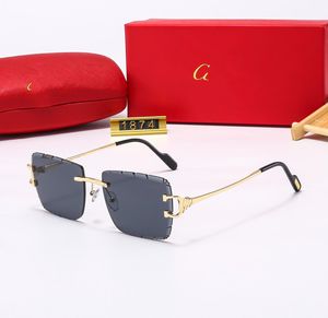 2023 nouveau miroir Dayang, les hommes et les femmes peuvent utiliser des lunettes pare-soleil, des lunettes, des lunettes de tempérament haut de gamme de marque lettre, 6 couleurs sans boîte