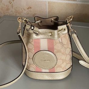 Dempsey – Mini sac seau à cordon de serrage, asymétrique épaule dénudée, parfumé, portable, vieille fleur, Wanderercode 2023, nouvelle collection 2478