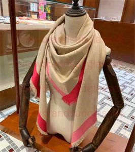 2023 Nieuwe designer merk vrouwen kasjmier zijden sjaals luxe sjaals voor mannen en vrouwen mode vrouwen sjaal 140 140 cm