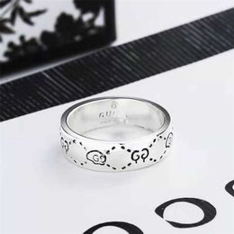 2023 Nouveau designer bijoux bracelet collier bague Sterling femme vrai amour intrépide esprit étrange simple couple tendance