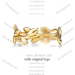 2023 Nieuwe designerring Tiffanyjewelry Ring Dames Bracelet Fashion zilveren hartvormige blad knoop Druppelring Hoogwaardige sieraden Luxe Tiffanyjewelry 3808