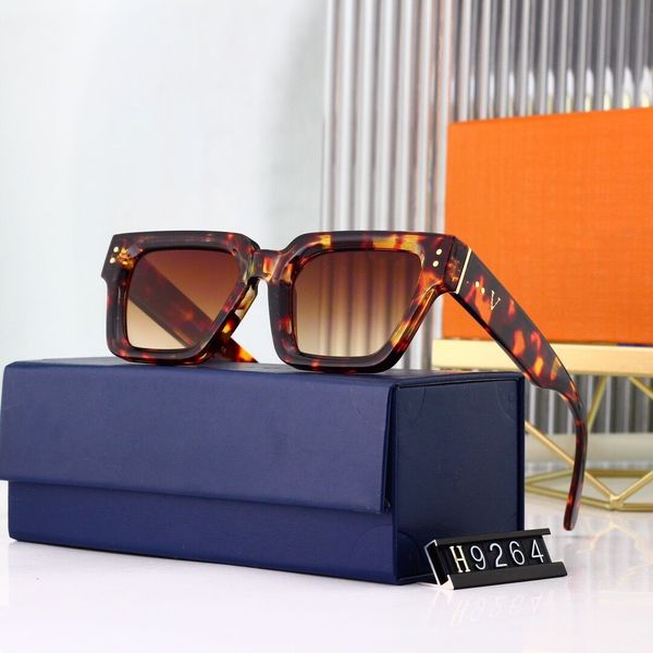 2023 nouvelles lunettes de soleil de designer lunettes de soleil carrées de luxe de haute qualité porter des lunettes de mode de célébrités en ligne confortables