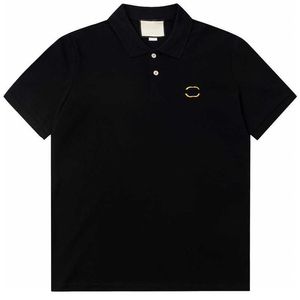 2023 Nouveau designer femmes t-shirt haut de gamme Différencier la version de qualité originale du marché Chaopai Broderie Relaxed Sleeve Polo Shirt