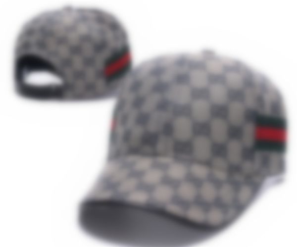 2023 Nuevos diseñadores Gorras de béisbol para hombre Marca Tiger Head Hats Bee Snake Hueso bordado Hombres Mujeres Casquette Sun Hat Gorras Deportes Mesh Cap D-15