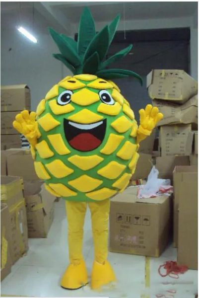 2023 Nouvelle réduction d'usine Vente ananas Fruit marque tout nouveau costume de mascotte