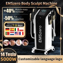 2023 nuevo DLS-EMSLIM 14 Tesla Power 5000W Hi-Emt máquina 4 neo mango almohadilla de estimulación pélvica opcional EMSzero