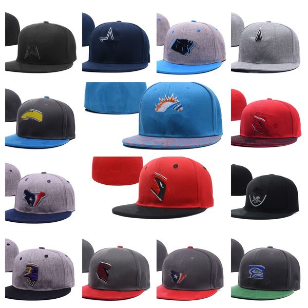 Casquette 2023 nouvelle ère Designer Chapeaux ajustés Chapeau de balle plate toute l'équipe Logo Snapbacks chapeau Broderie Football réglable Fit Caps Sports Mesh flex cap taille 7-8