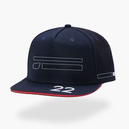 2023 Nouveau F1 Driver Racing Cap Formule 1 Team Fashion Casquette de baseball à bords incurvés Été Casual Sports Sunhat Casquette brodée pour hommes