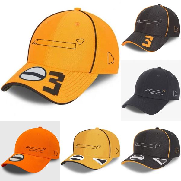 2023 Nuevo F1 Driver Racing Cap Fórmula 1 Team Race Gorra de béisbol para hombres Fanáticos de los automóviles Verano Casual Marca deportiva Gorras curvas Sombrero para el sol al aire libre