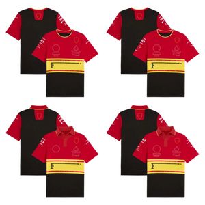 Camiseta de manga corta para hombre, ropa de trabajo personalizada para fanáticos del equipo de carreras de Fórmula Uno de F1, novedad de 2023